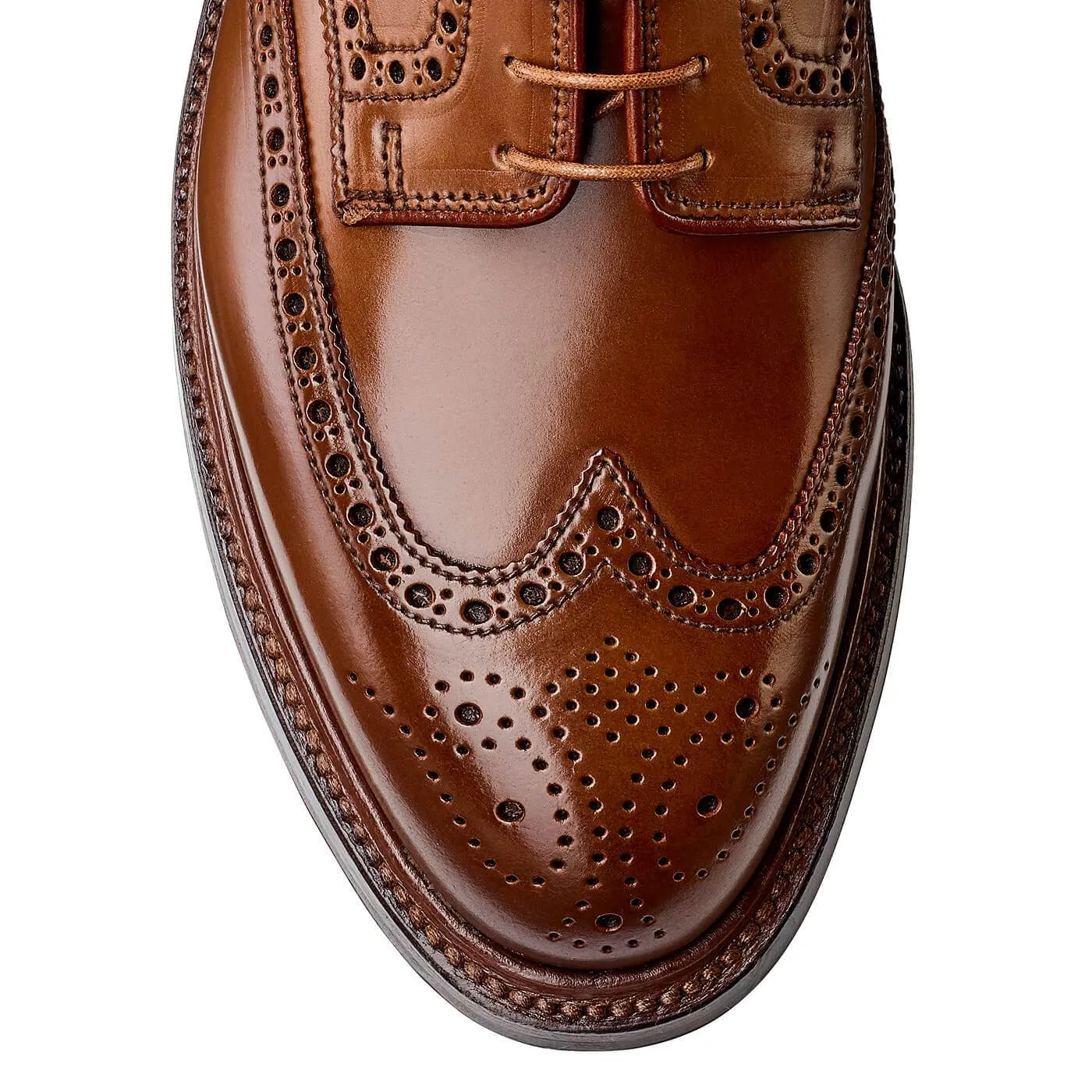 School Day Non Slip Tread Pattern Pembroke Whisky Cordovan