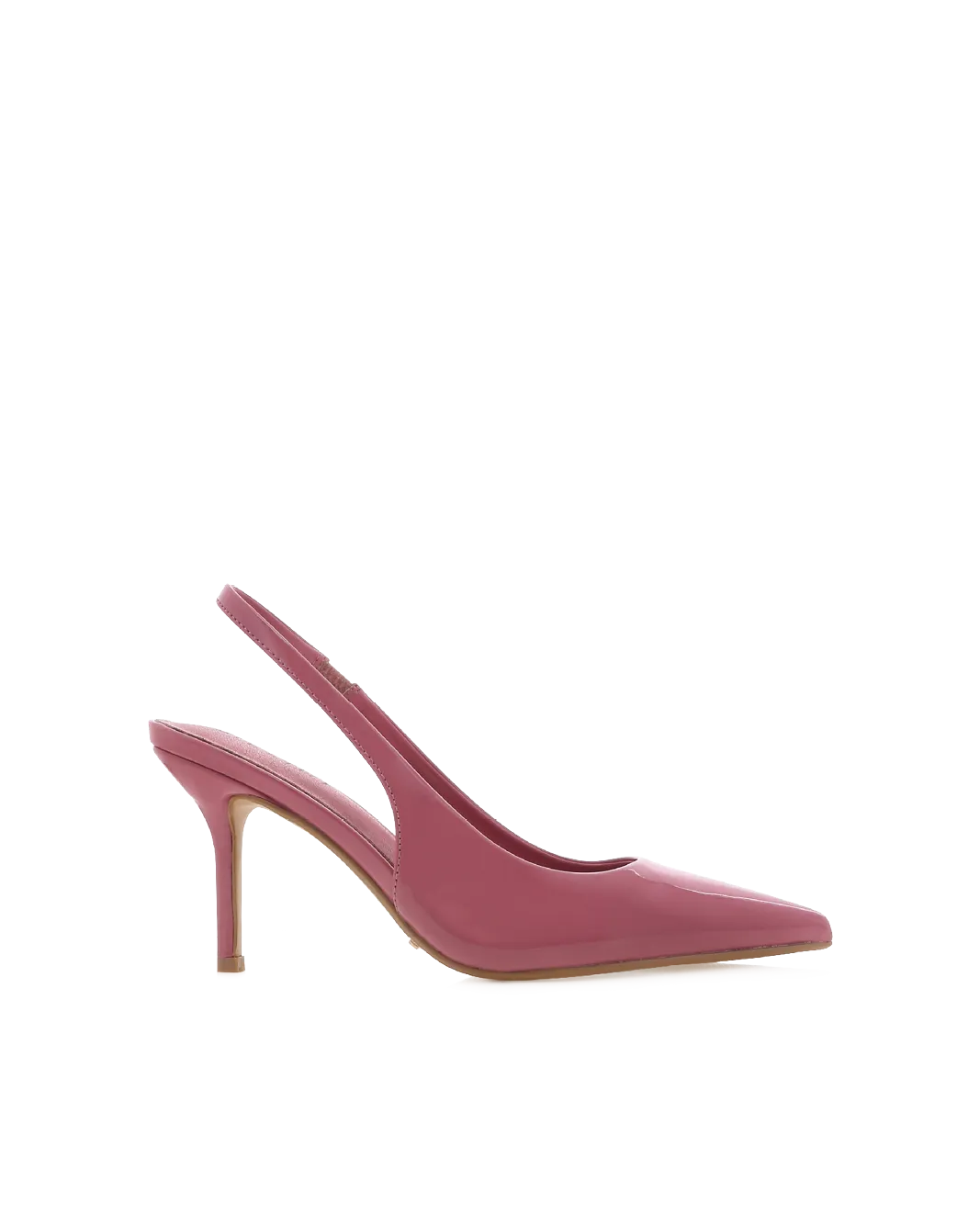 Open Toe Sandals Square Cut BLONDIE - ROSEWOOD PATENT