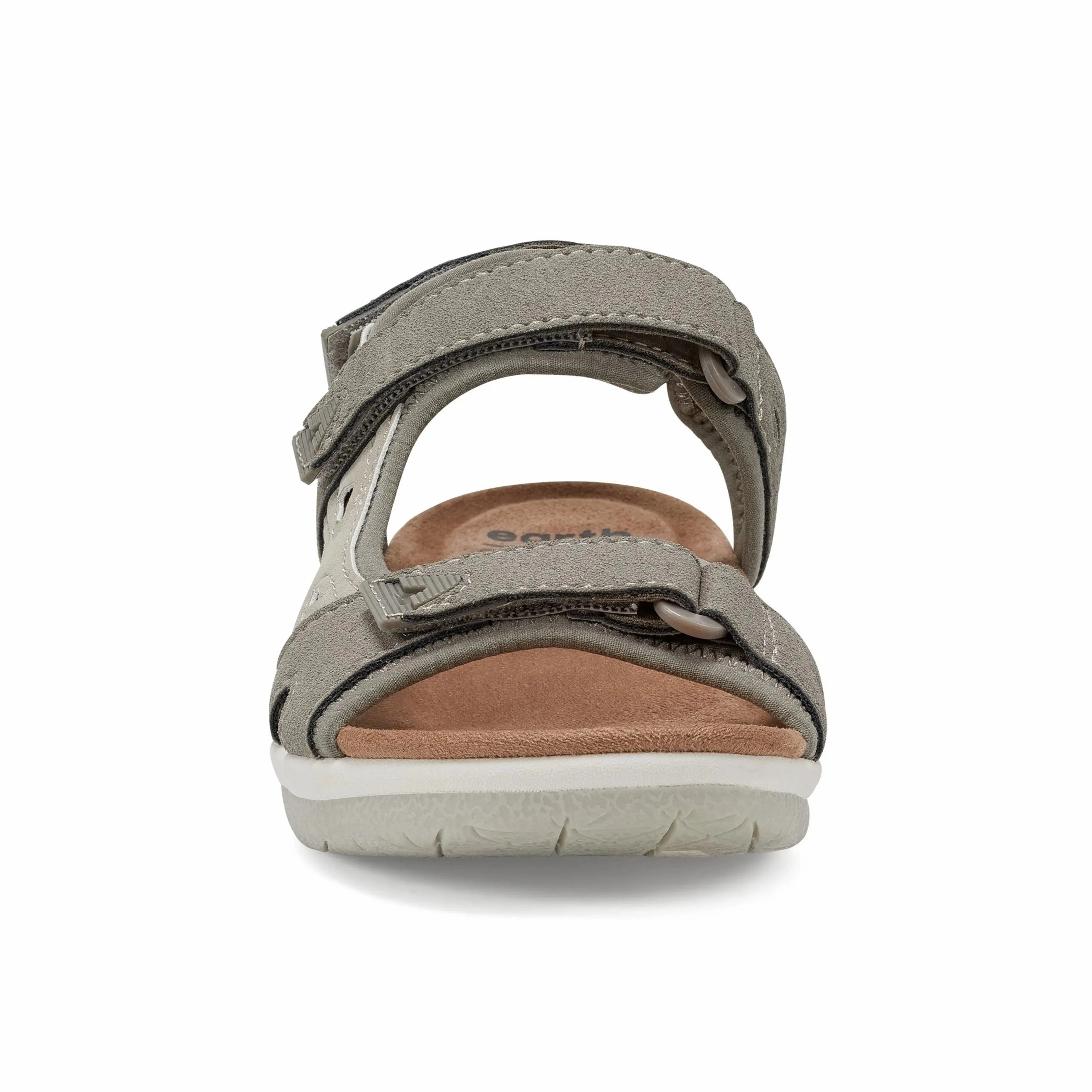 Skylar Round Toe Lightweight Casual Flat Sandals Flexible Groove Technology