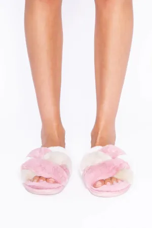 PJ Salvage Luxe Plush Slides