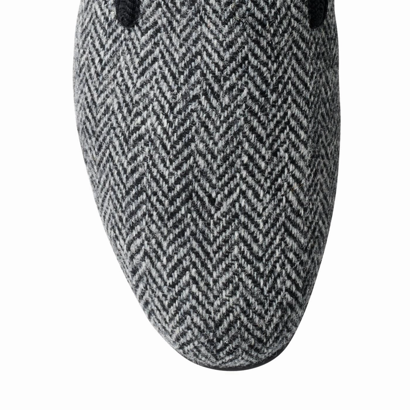 Plain Albert Grey Harris Tweed Comfort Flex