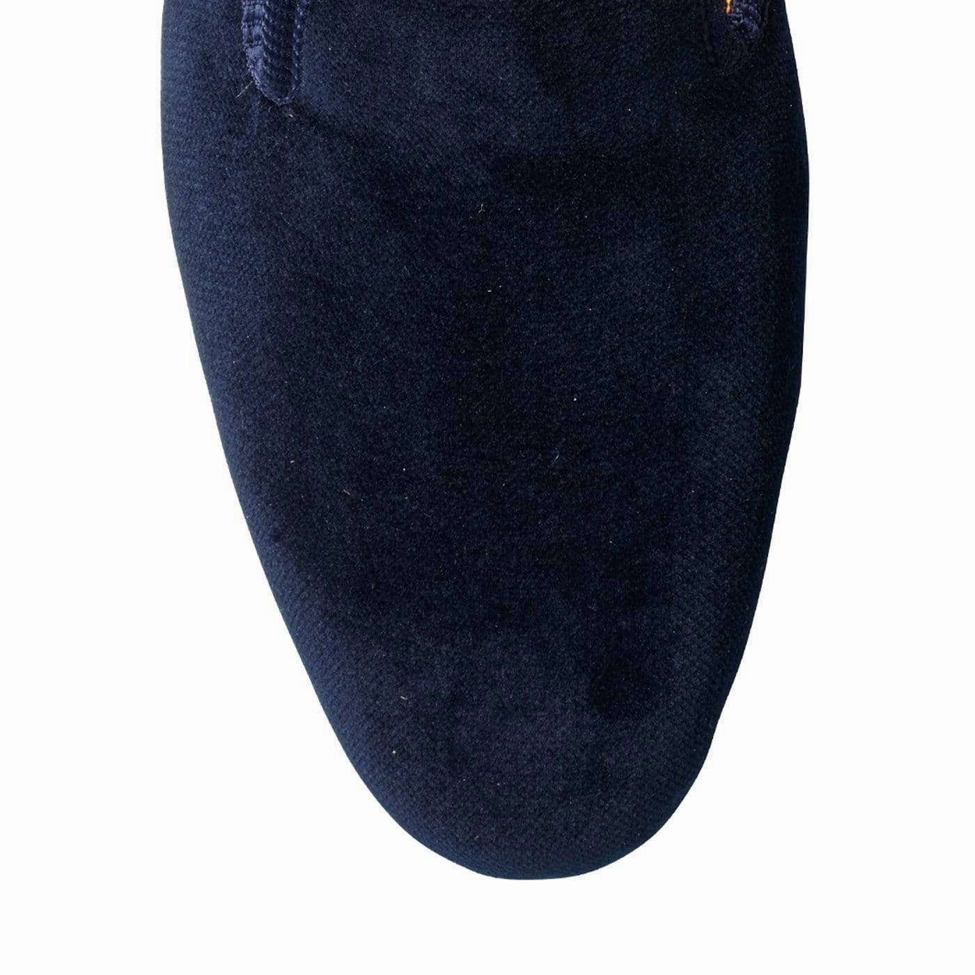 Plain Albert Navy Velvet (Womens) EVAOutsole Lightweight Design
