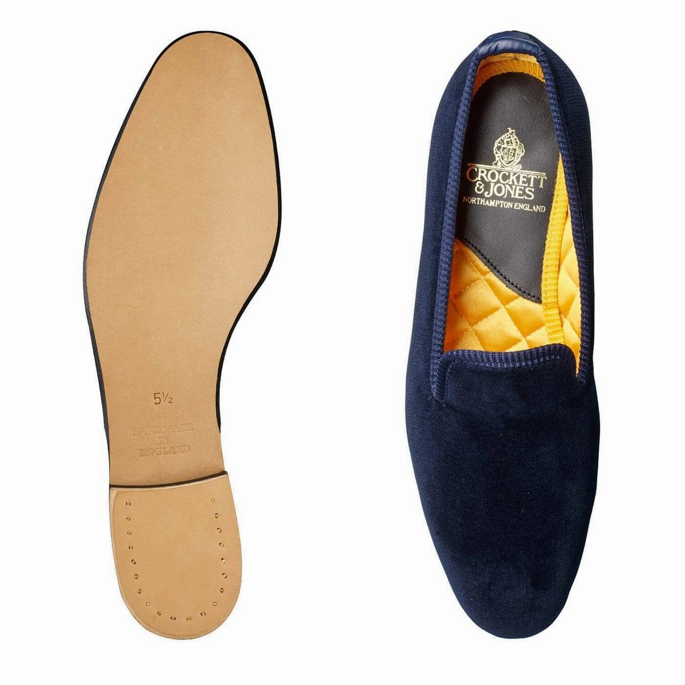 Responsive Midsole Fashionable Plain Albert Navy Velvet (Womens)