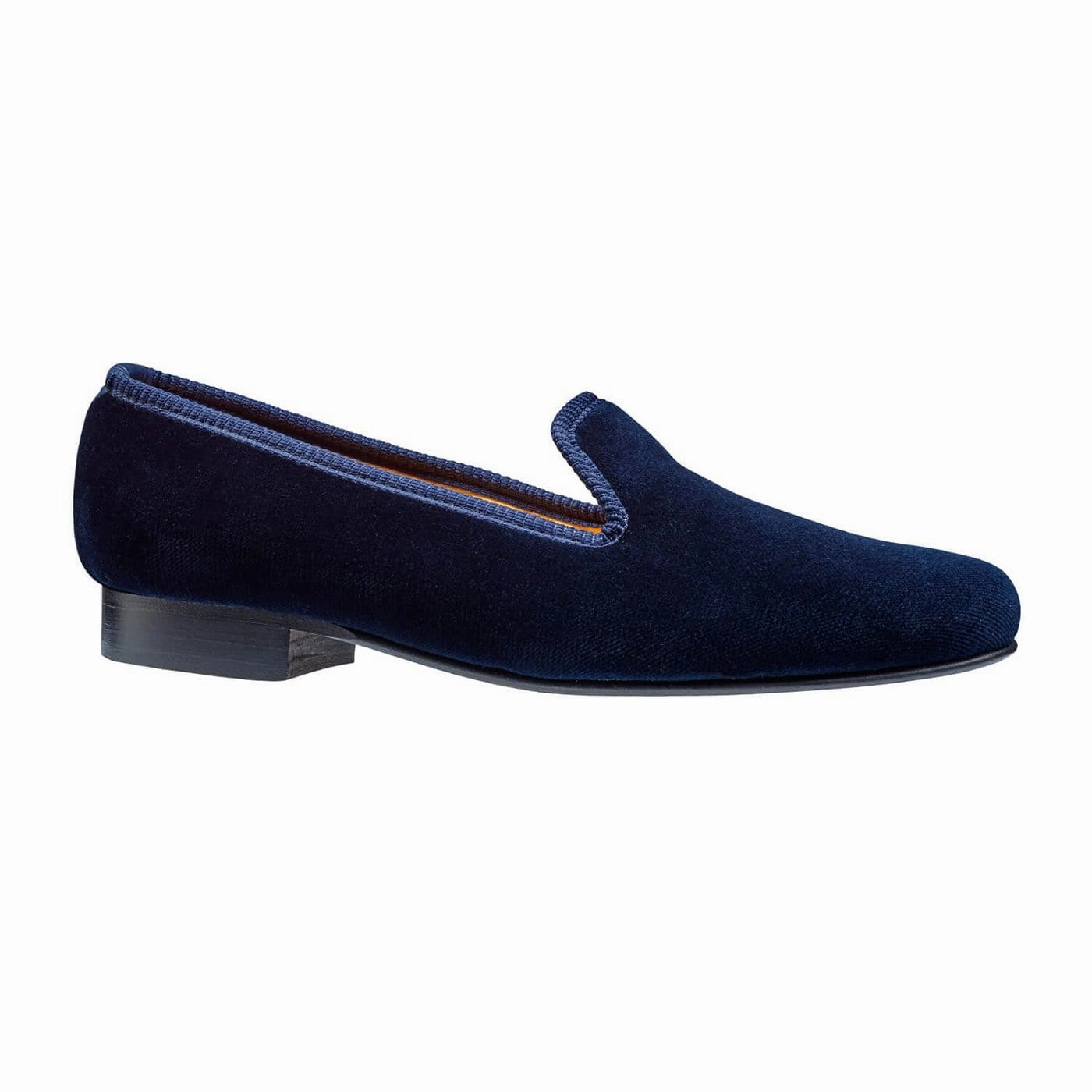 Plain Albert Navy Velvet (Womens) Running Supportive