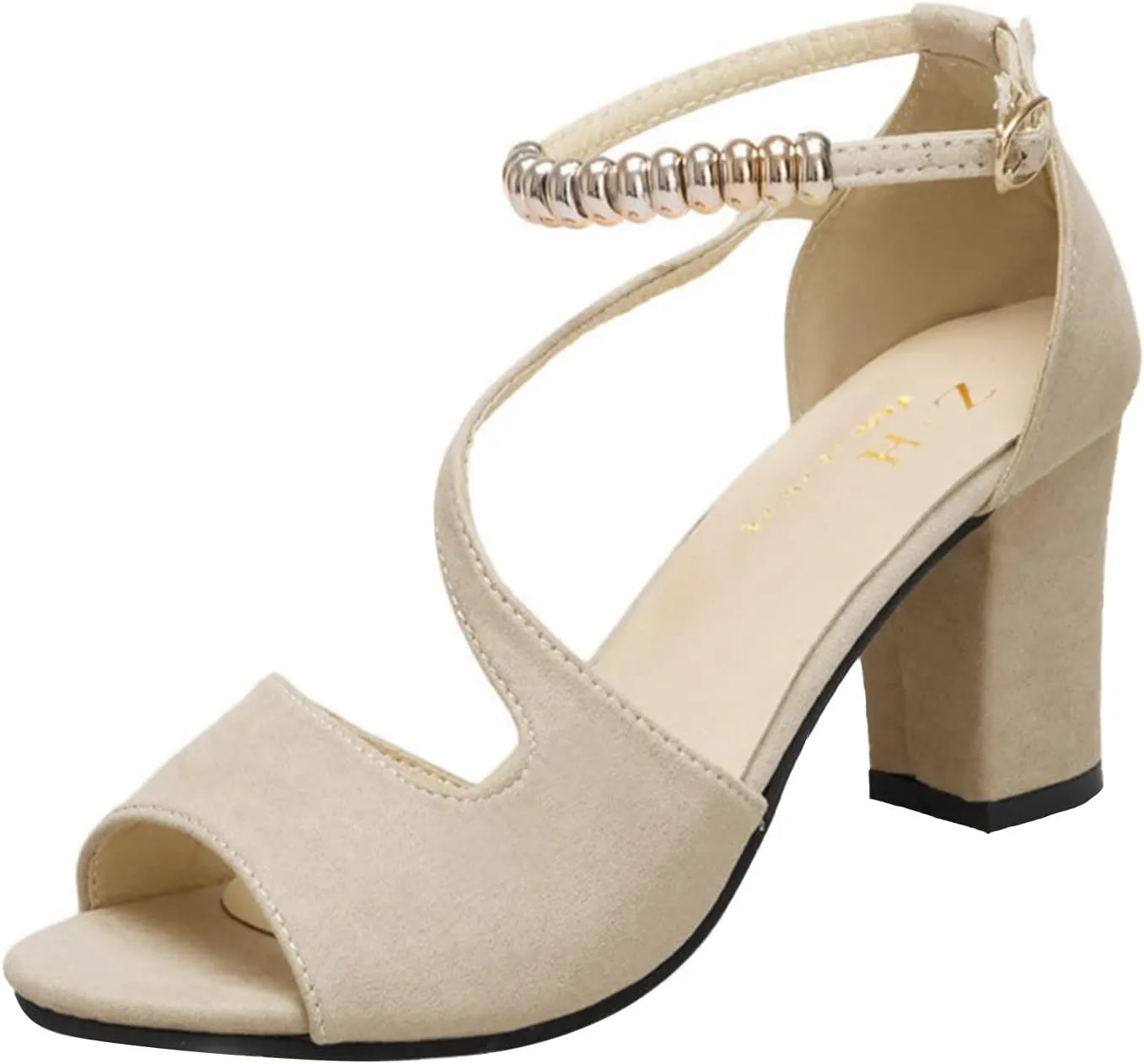 Platform Sandals Women Floral High Block Chunky Heels Casual Ankle Strap Workout Shoes Sexy Dress Dating Shoes