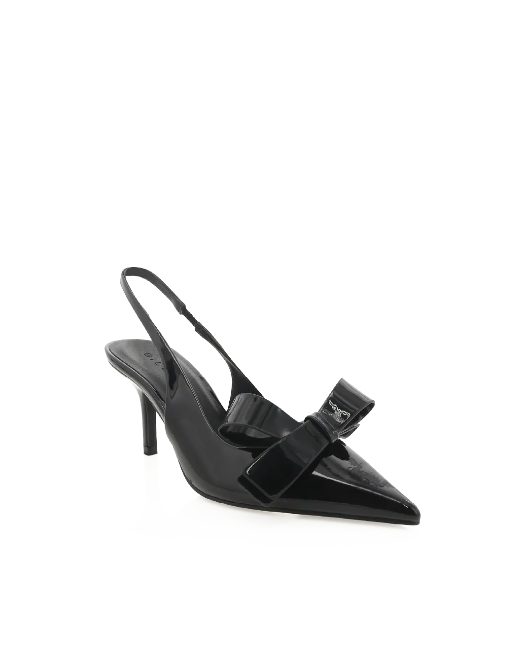 ROSIO - BLACK PATENT Chic Vibe Round Cut
