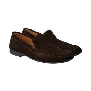 Flexible Sole Dust Free Roma Dark Brown Suede