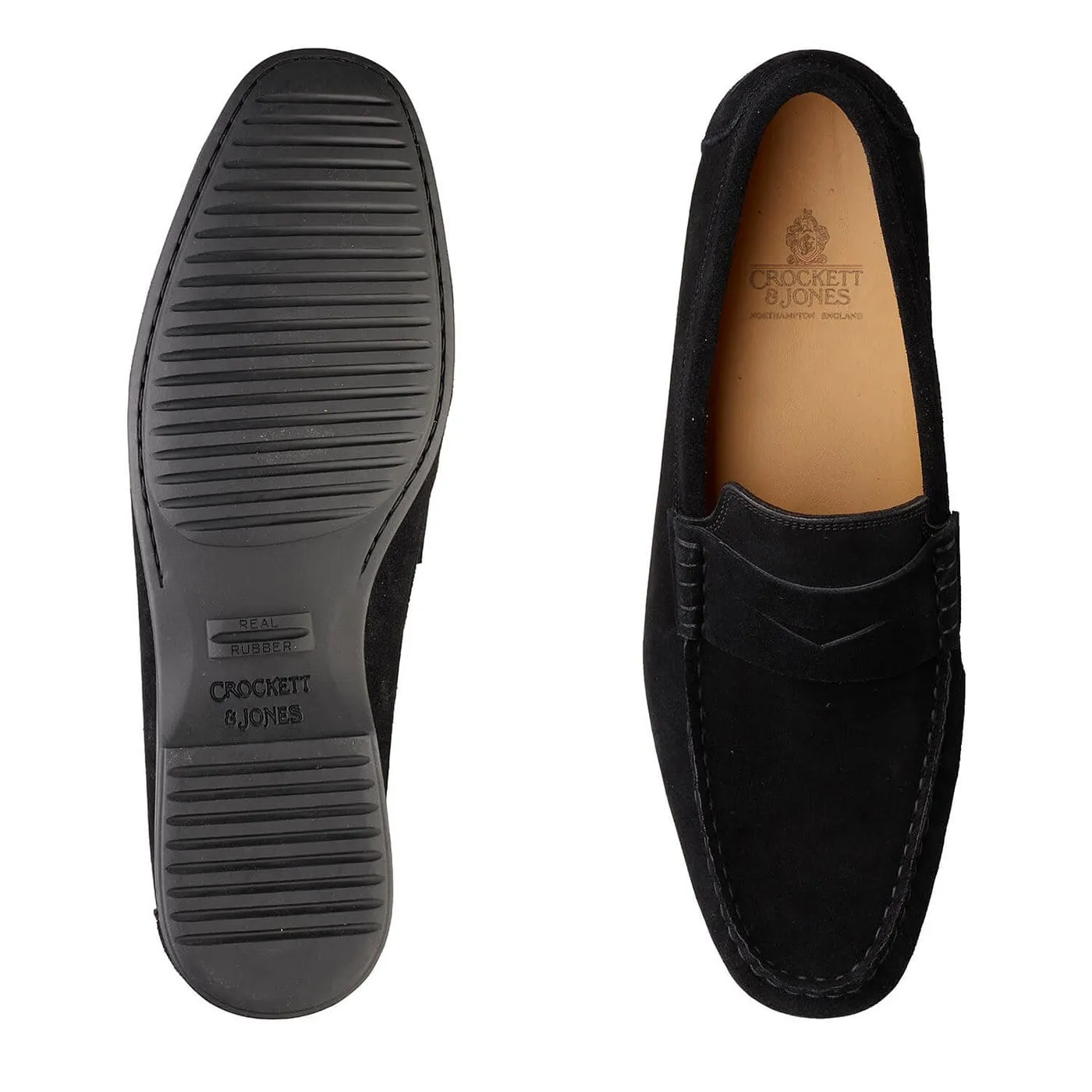 Gym Quick Pressure Relief Insoles Genoa Black Calf Suede