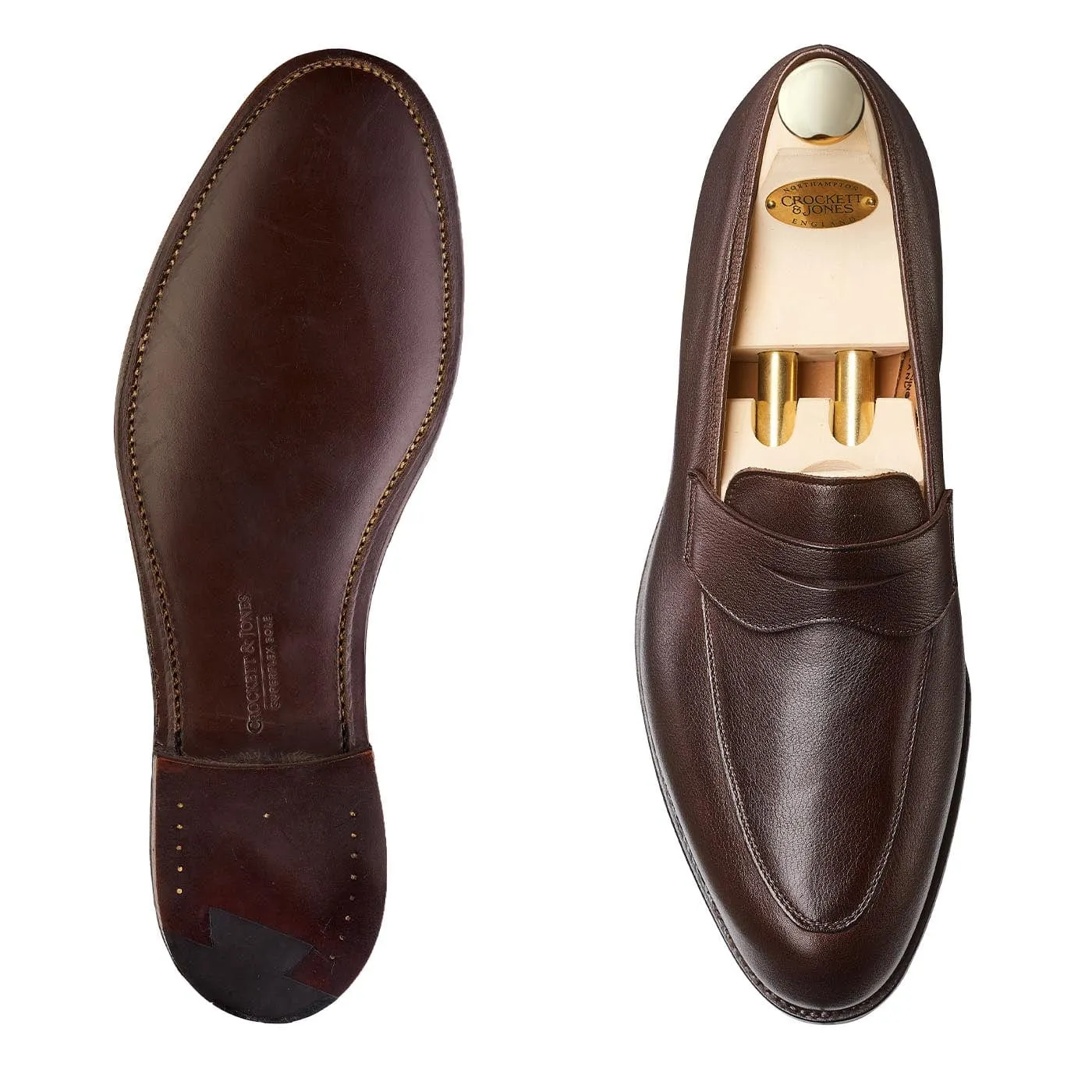 zipper Free Soul Nice Dark Brown Milled Calf