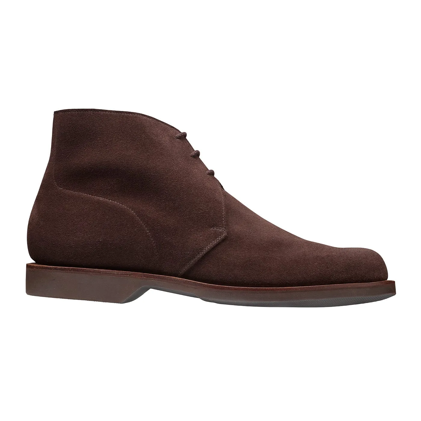 Quick Drying Remote Hiking Chukka 4 Dark Brown Reverse Butt Suede