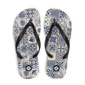 Portuguese Tile Flip Flops