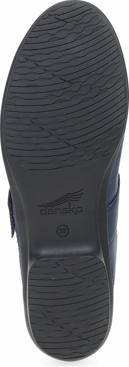 Collette Navy Burnished Nubuck Cushioned Midsole