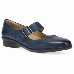 Elastic laces Collette Navy Burnished Nubuck
