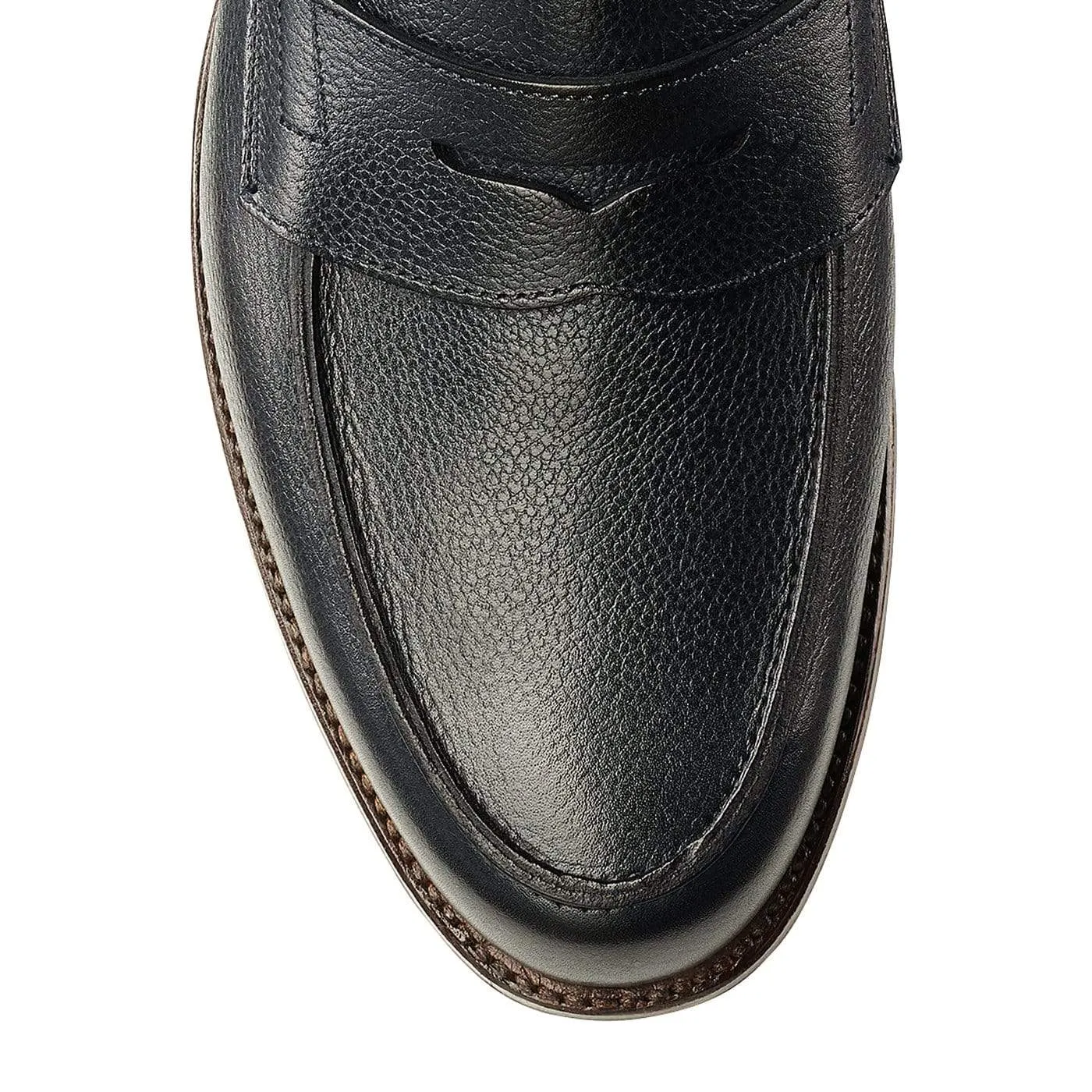 Reinforced Heel Stabilizer Richmond 2 Navy Pebble Grain
