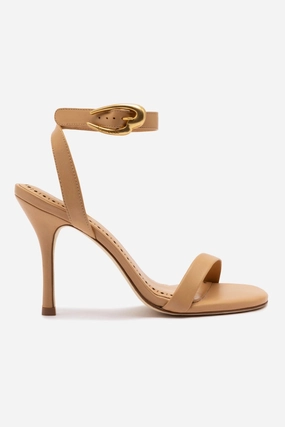 Reinforced Toe Guard Premium Footwear Verona Sandal In Tan Leather