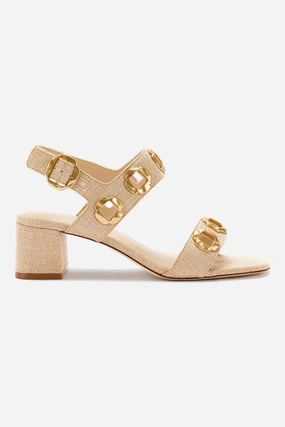 Comfortable Insole Premium Sandal Styles Milan Sandal In Beige Raffia