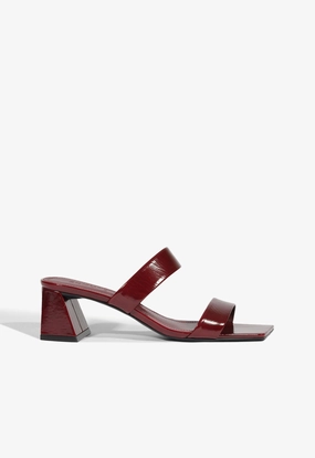 Smart Look At-Home Style Chantal Mid Patent Sandal