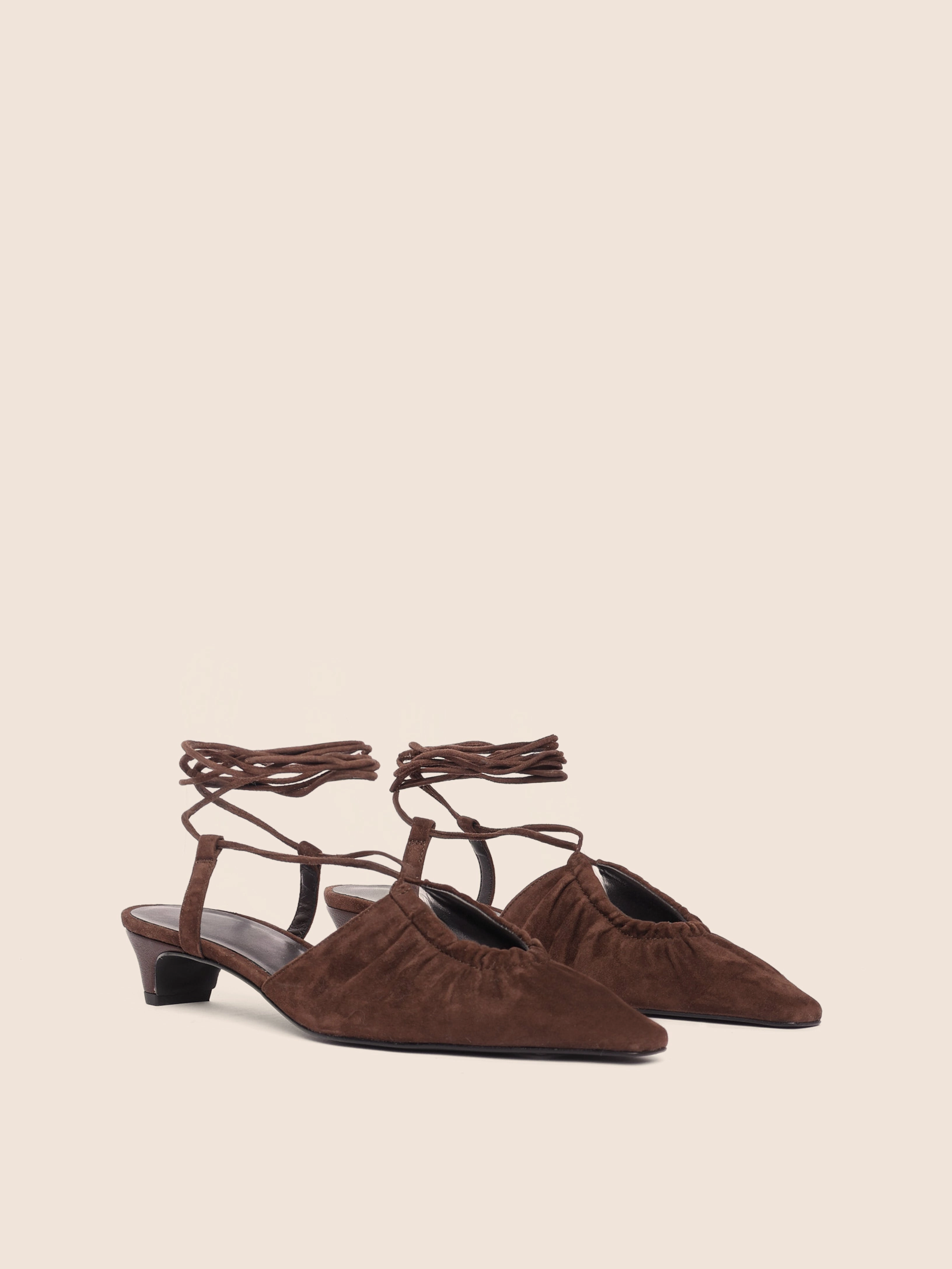 Athletic Rafael Brown Suede Pump