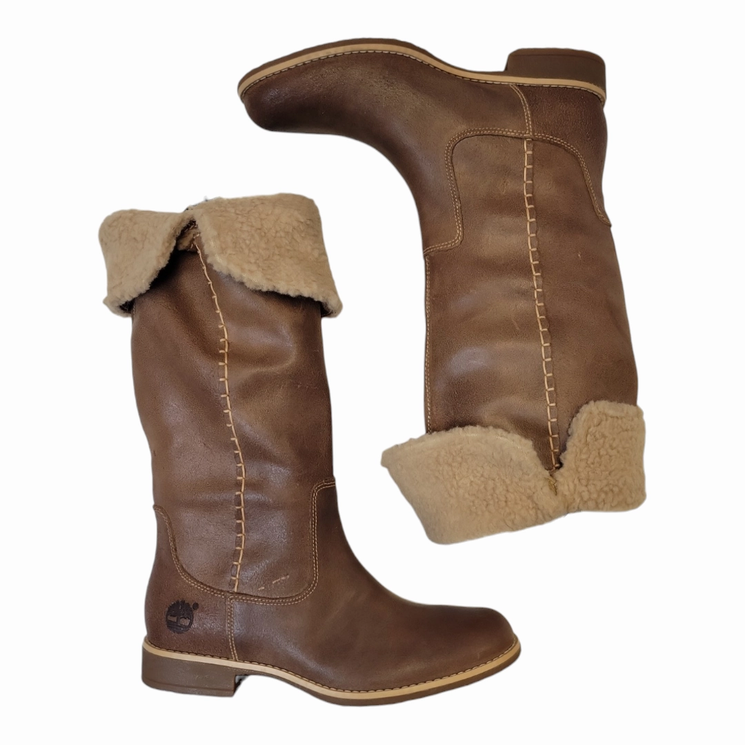 Feather Light Nature Lover Anti Odor Snowy Path Boots Knee Flats By Timberland  Size: 7