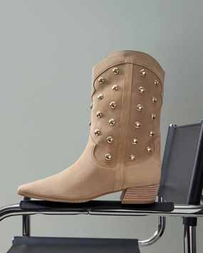 Show Stage Prilie Studded Bootie