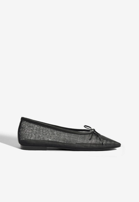 Arissa Mesh Fabric Flat Reinforced toe Comfort Curve