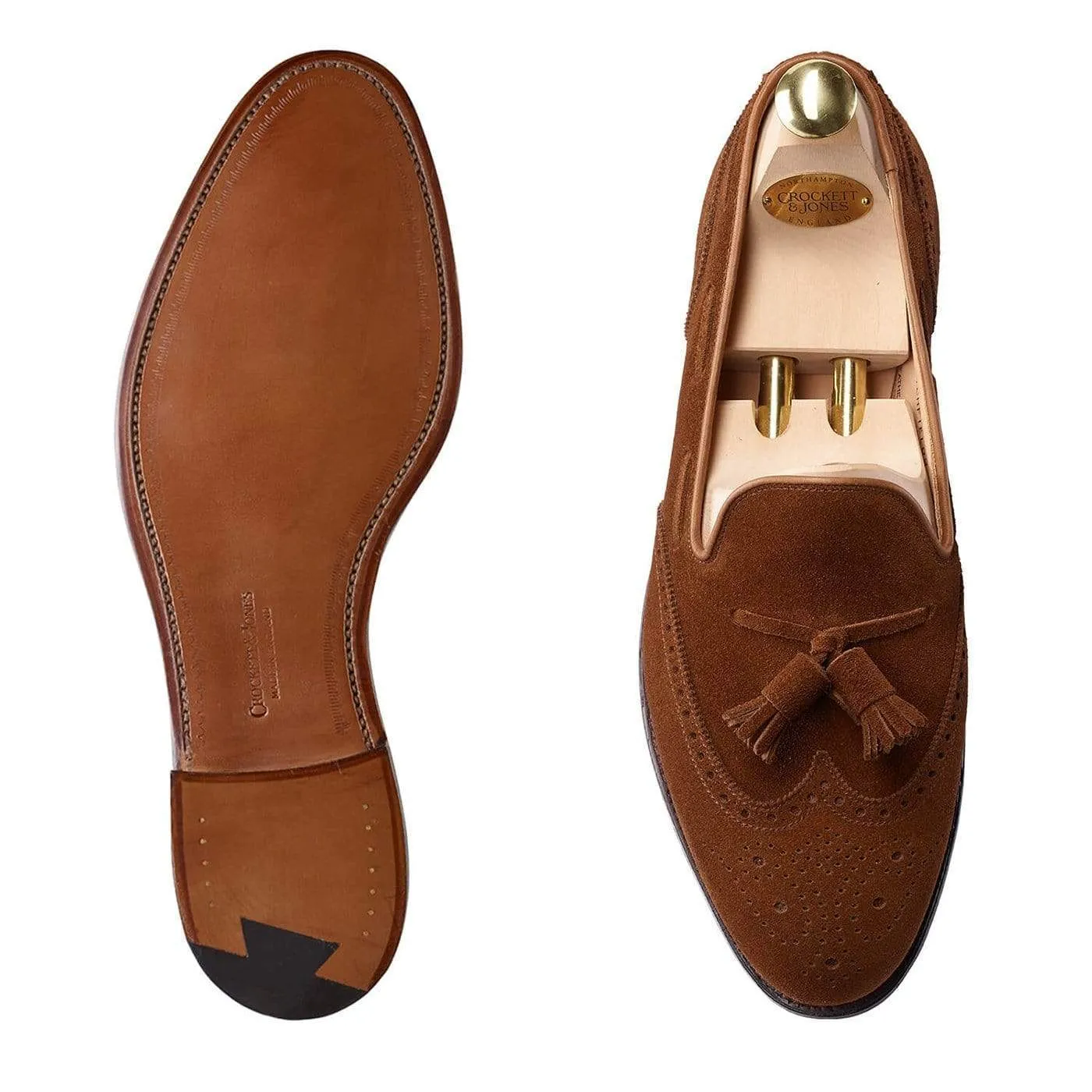 Lichfield Tobacco Calf Suede Lightweight Midsole Summer Base