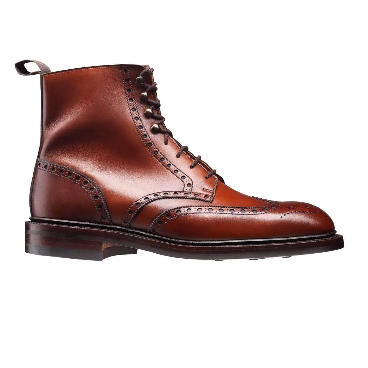 Skye 3 Chestnut Burnished Calf Patent Glow Functional Design