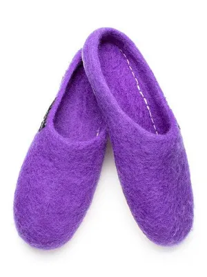 Purple Sherpa Slippers | 909 SS-2