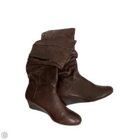 Boots Knee Heels By White Mountain In Brown, Size: 10 ventilation channels Anti Odor Urban Commute