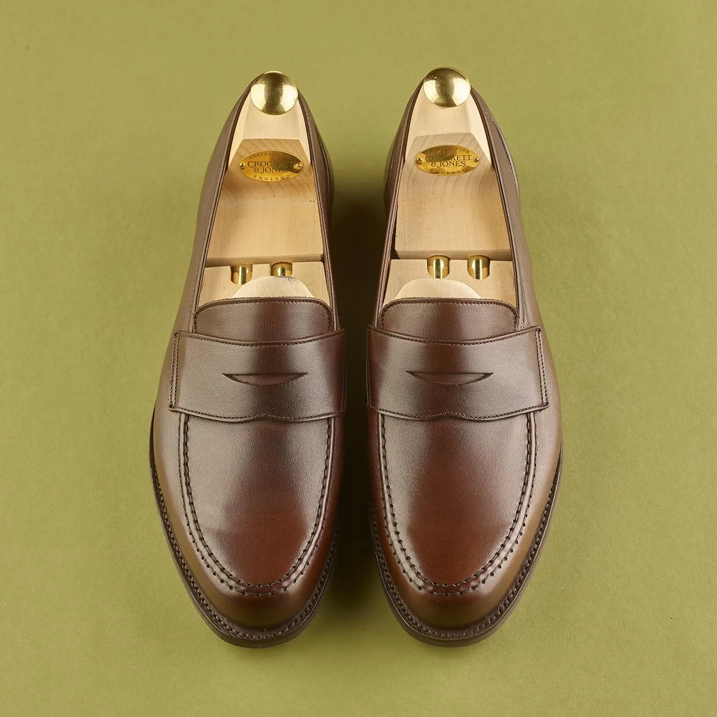 Harvard 2 Dark Brown Milled Calf Hero Edge Fit