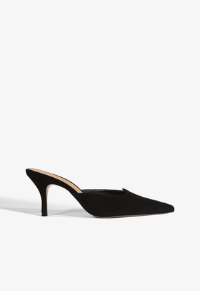 Love Glow Long Lasting Outsole Durability Buffy Mid Stiletto Black Pump