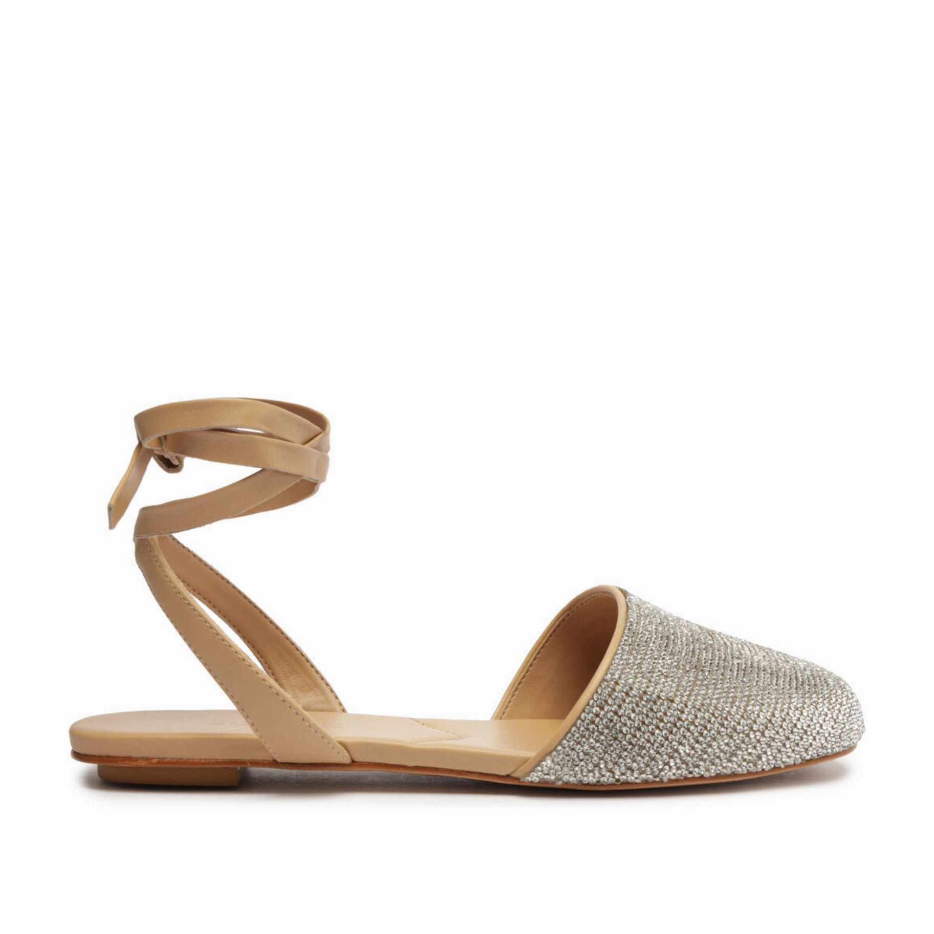 Abrie Glam Leather Flat Viral Pop Moisture Management Technology