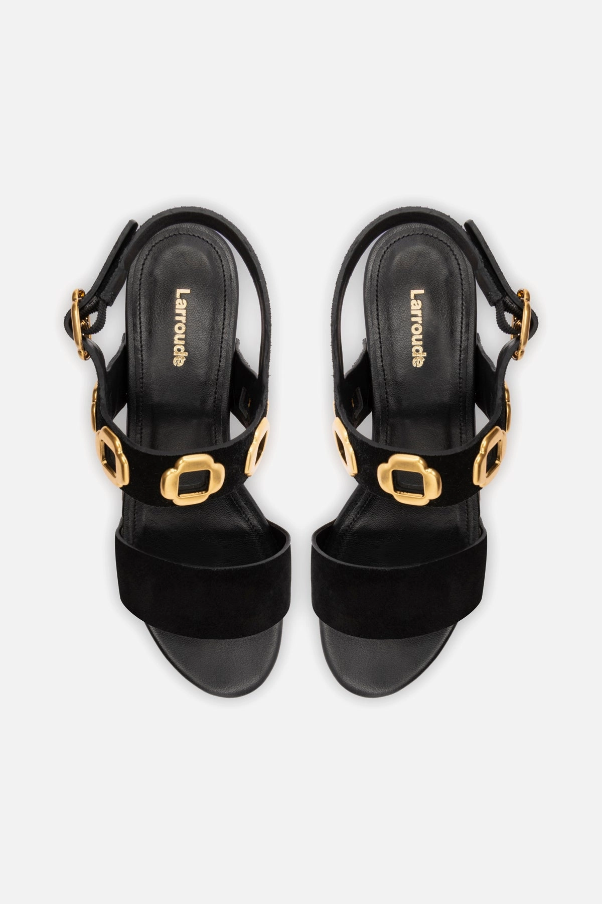 Comfortable Outdoor Sandals Quick Release Fastenings Miso Wooden Platform Sandal In Black Suede