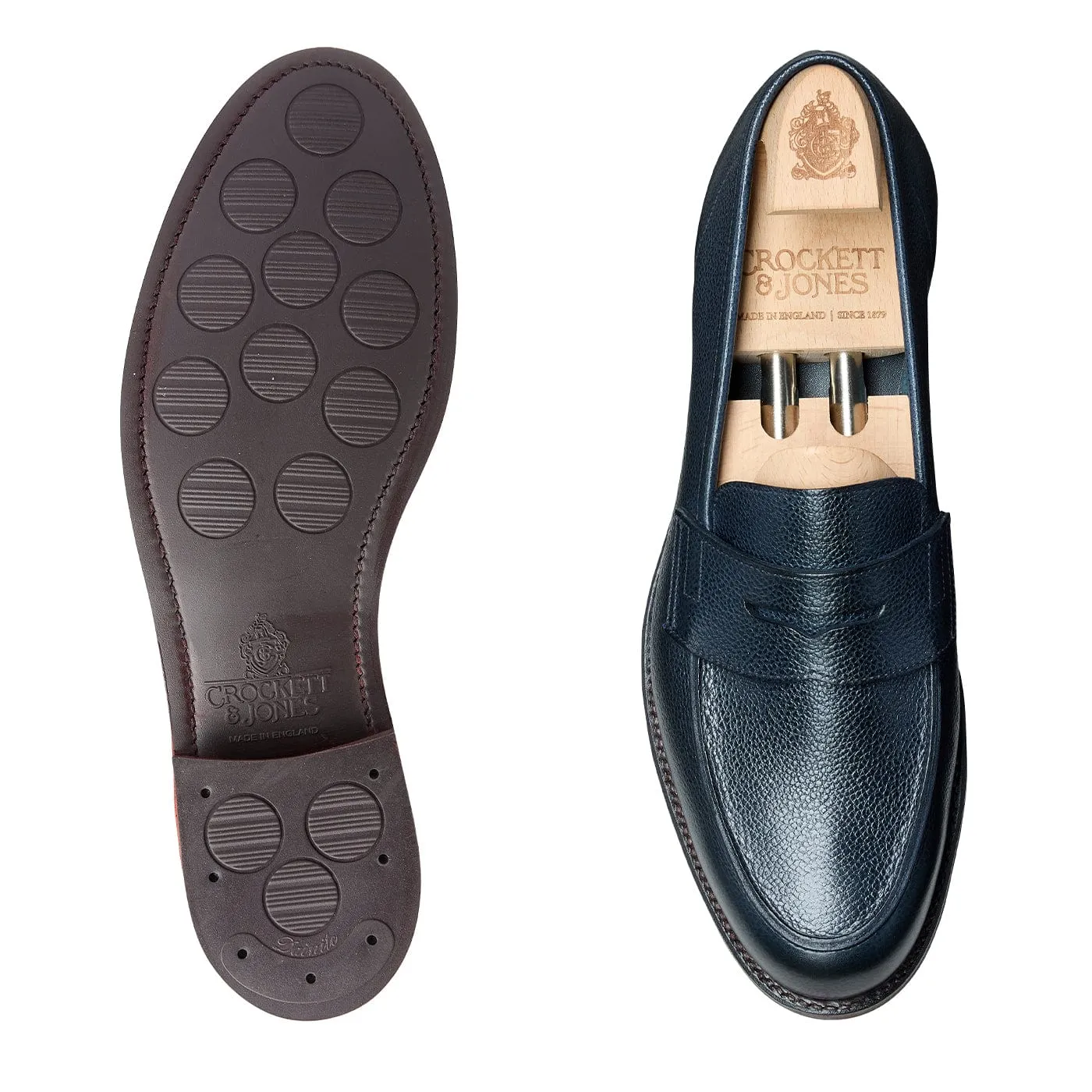Swift Glide Dynamic Arch Cushion Richmond 2 Navy Pebble Grain