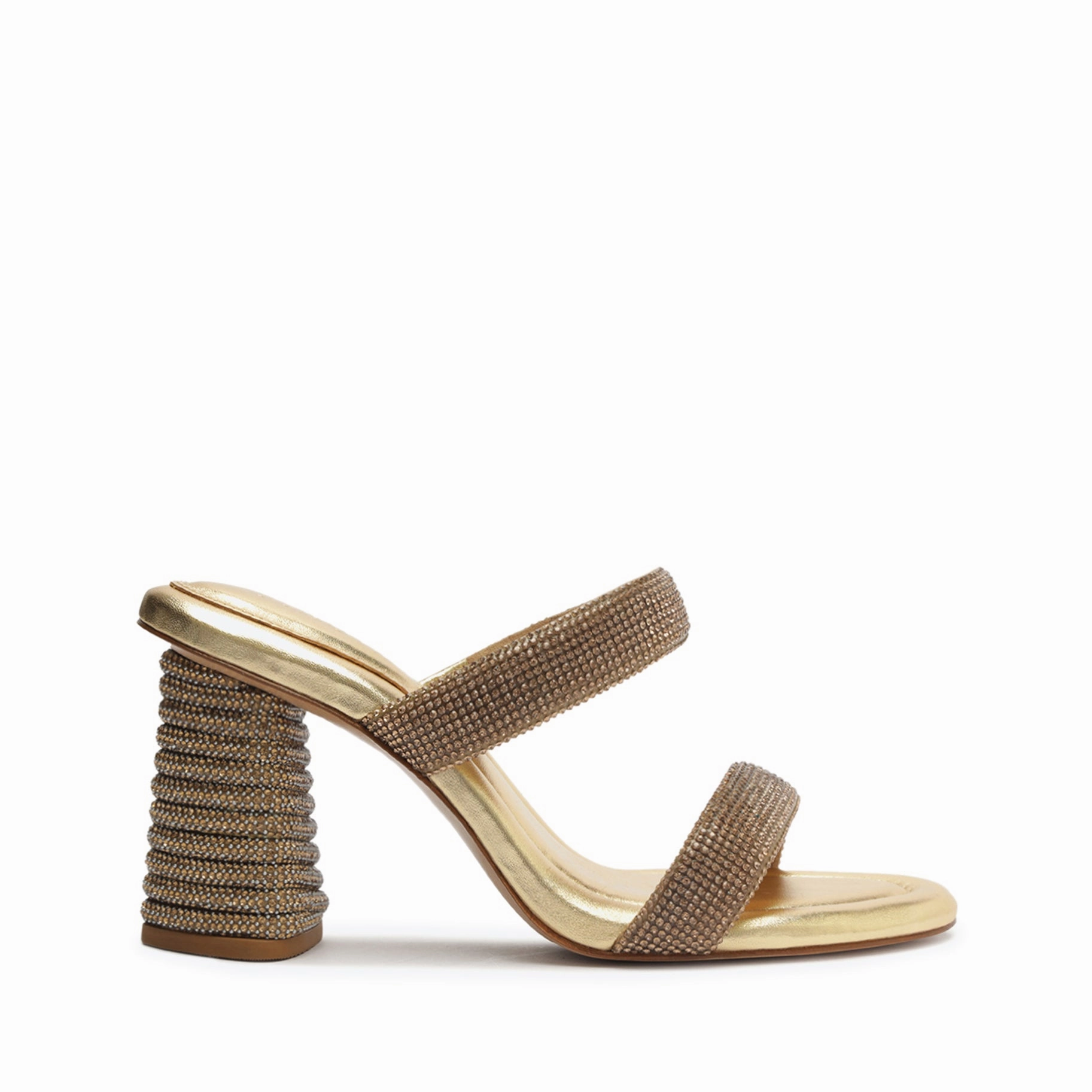 Sail Vibe Reinforced toe cap Tully Glam Metallic Nappa Leather Sandal