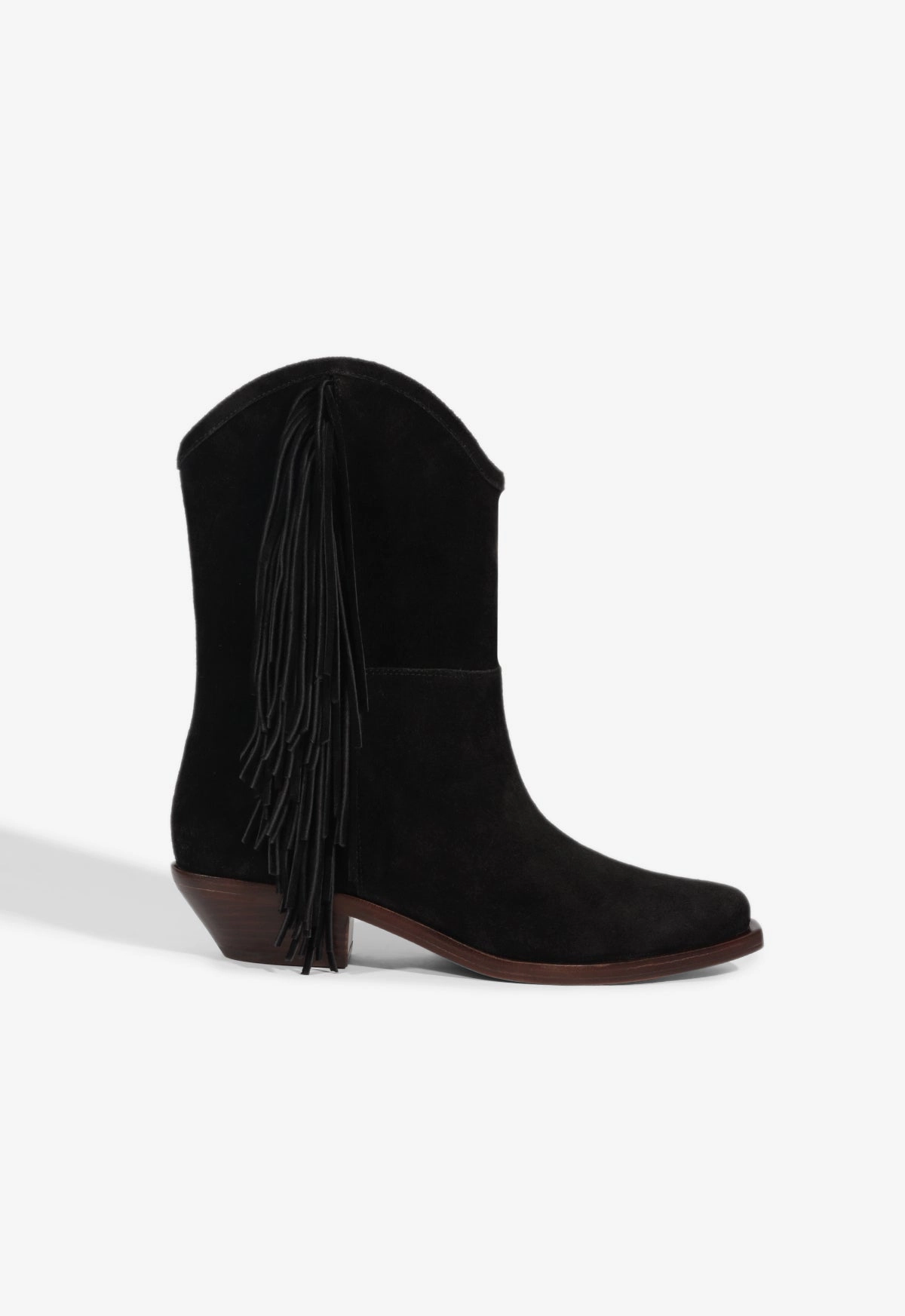Tess West Suede Bootie Ergonomic Shape