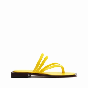 Retro Mood Rania Leather Flat Sandal