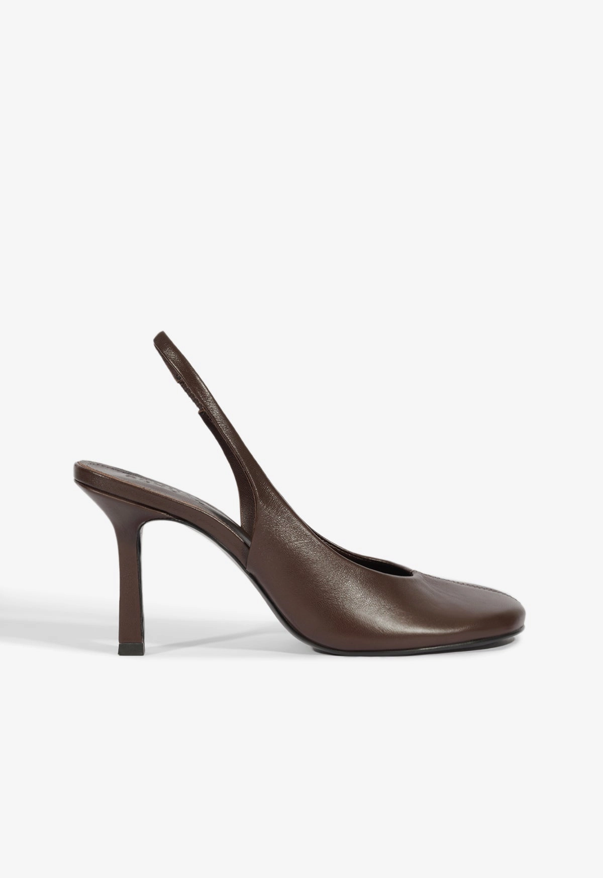 Brigitte Sling Leather Pump Bright Neon