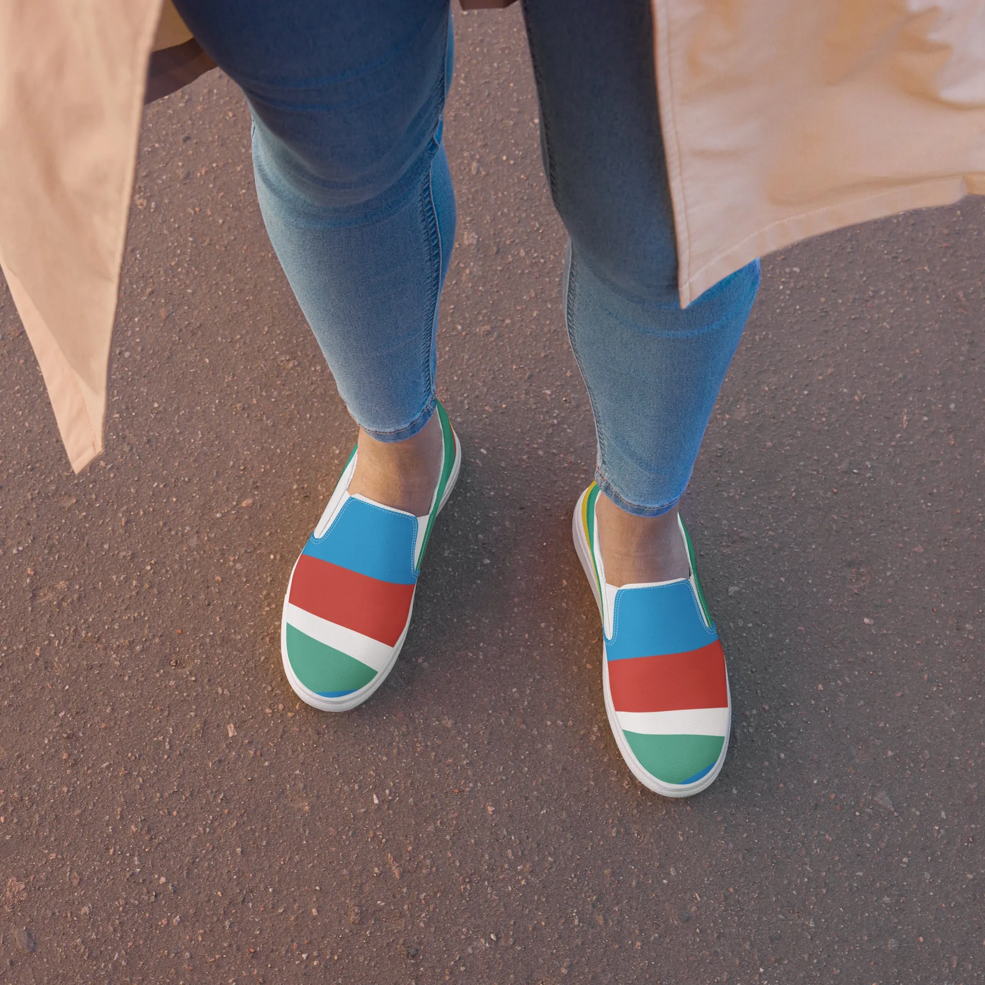 RAY OF LIGHT Women’s Slip-On Canvas Shoes