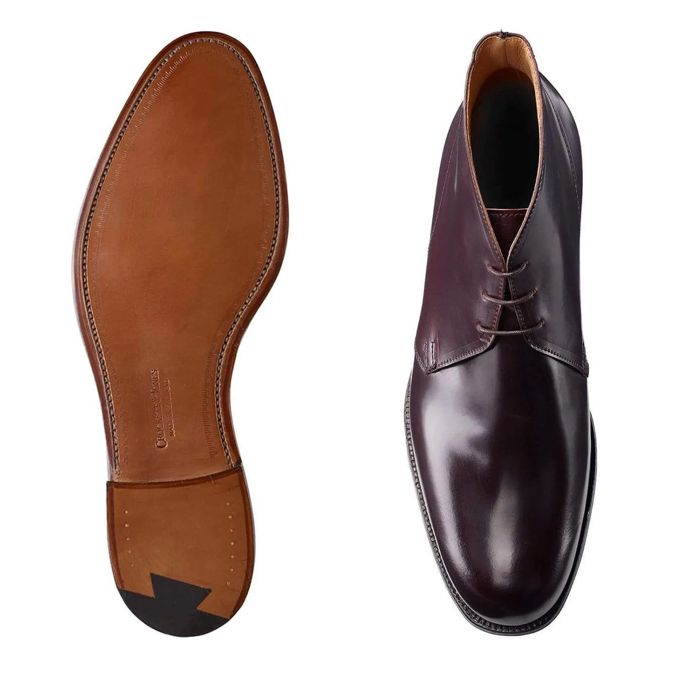 Chukka 2 Burgundy Cordovan Vintage Vibe Neutral Foot Alignment