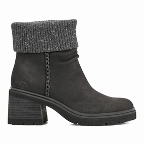 Gresa Waterproof Block Heel Round Toe Casual Booties Everyday Pair