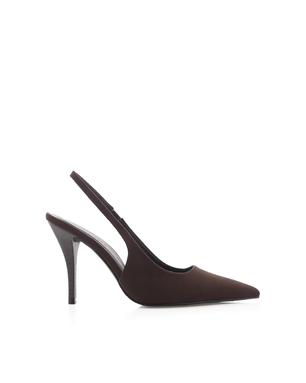Open Toe Heels Evening Heels VALASCA - DARK CACAO SUEDE
