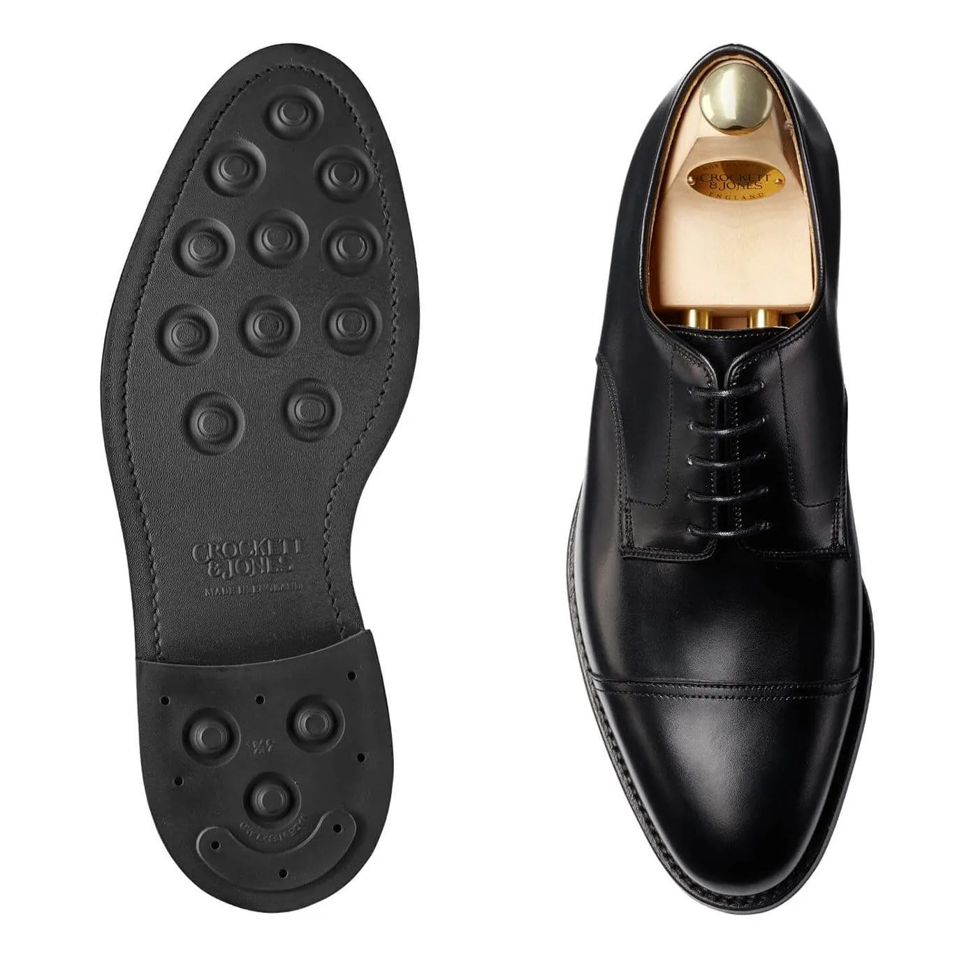 Arch Support Technology Bradford Black Calf (G Fitting)