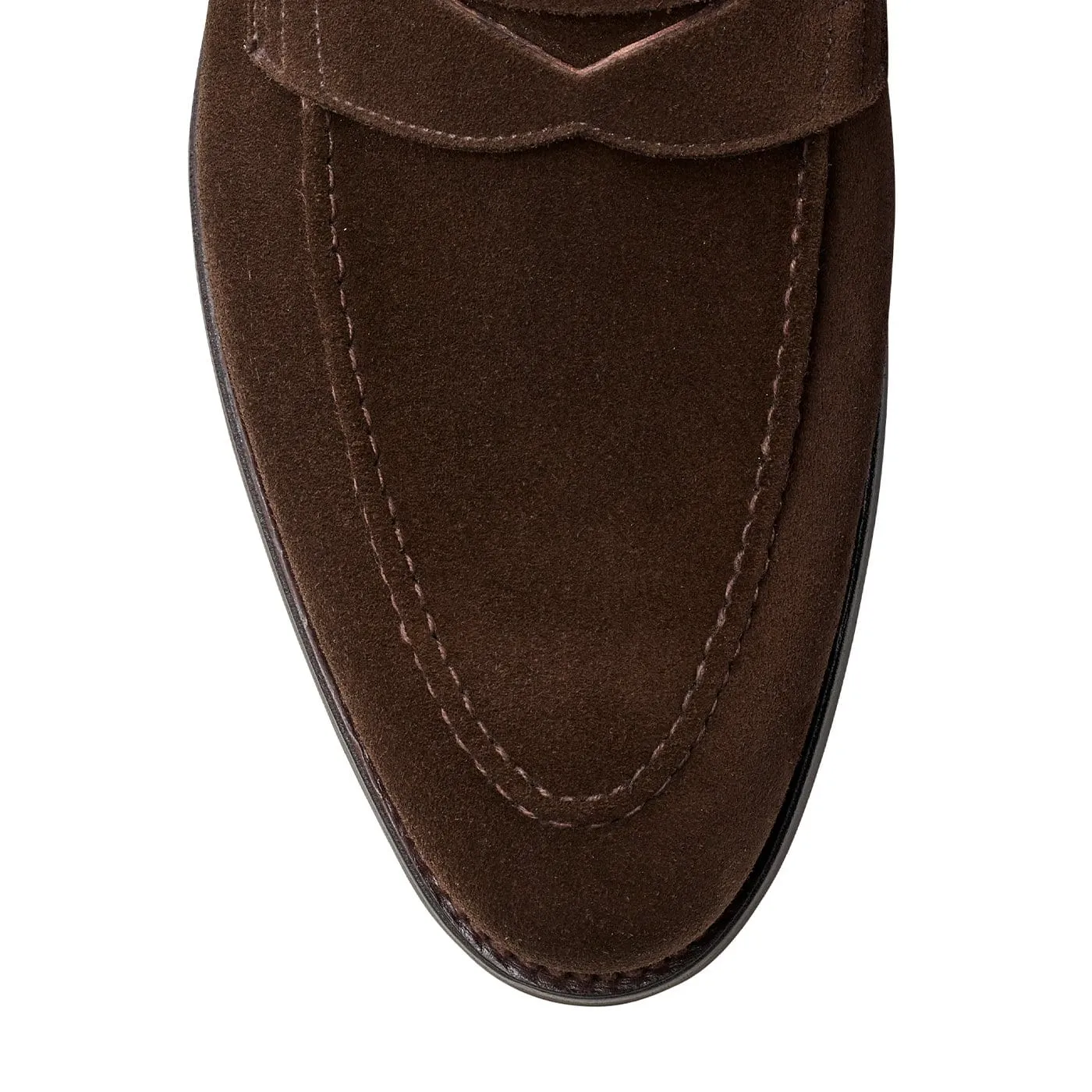 Sydney Dark Brown Suede Comfort collar