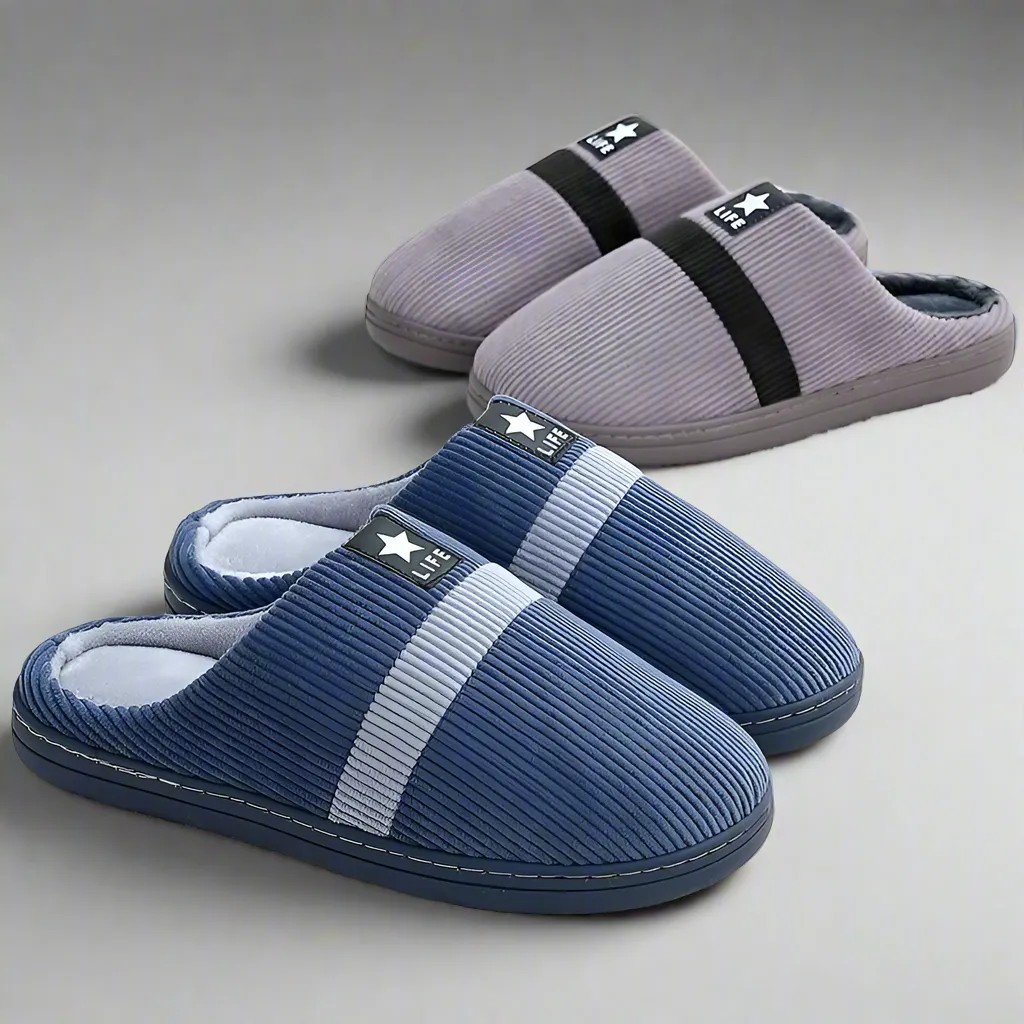 RibbedStar Unisex Close-Toe Slides