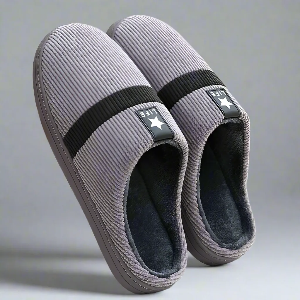 RibbedStar Unisex Close-Toe Slides