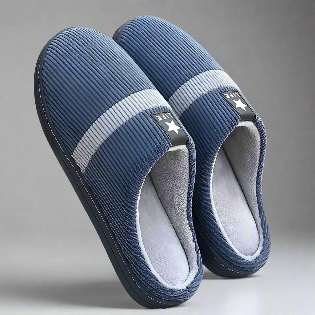 RibbedStar Unisex Close-Toe Slides