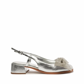 Bright Neon Dorothy Bow Leather Pump