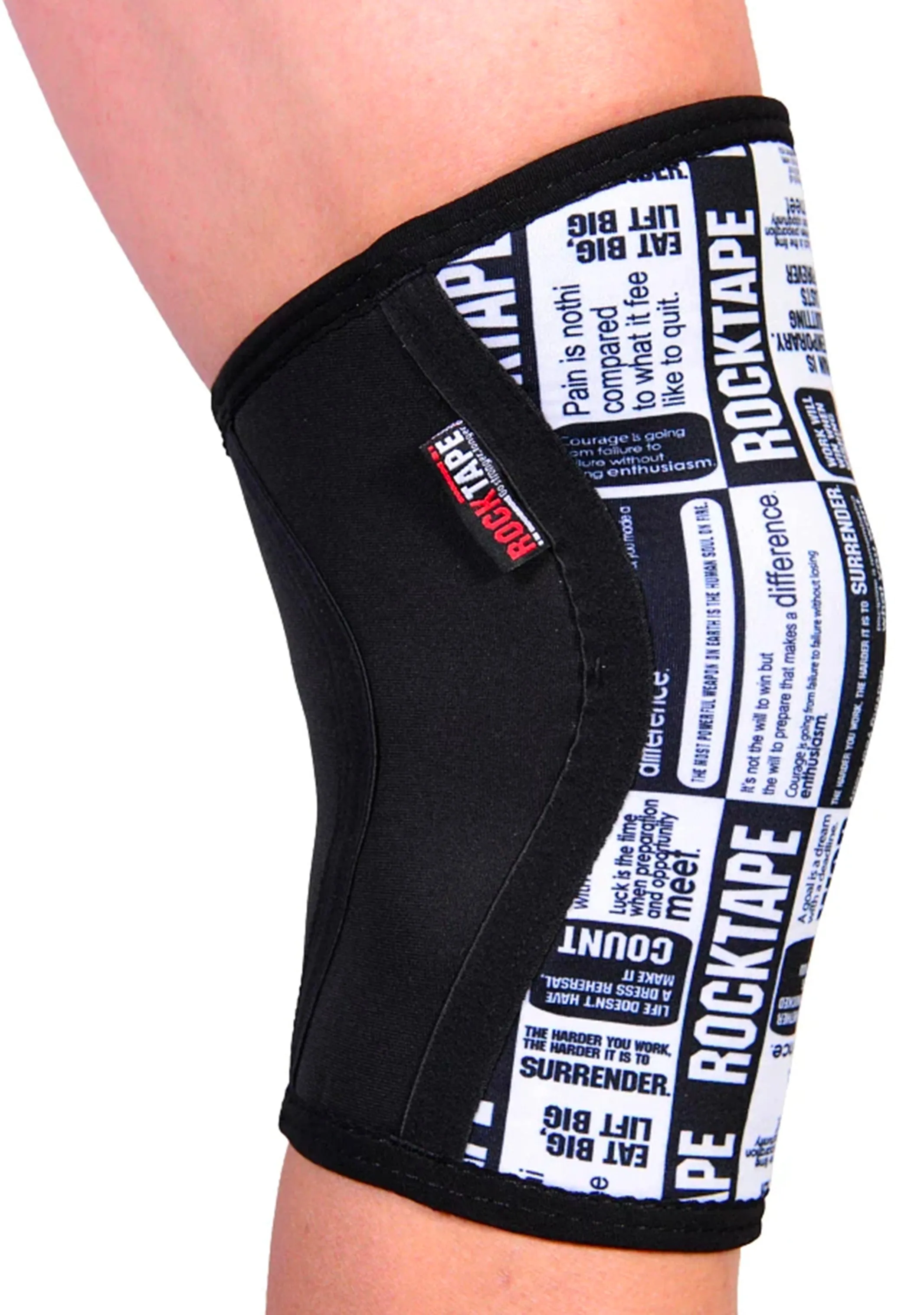 Rocktape Assassins Knee Sleeve 7MM <BR> WHITE MANIFESTO