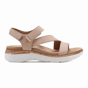 Roni Casual Strappy Flat Sandals platform sandals Cushioned Heel Pad